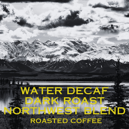 Water Decaf Dark Roast Northwest Blend Coffee - 1lb Bag