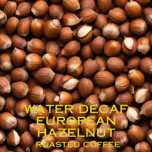 Water Decaf European Hazelnut Coffee - 1lb Bag